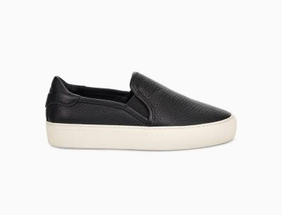 UGG Jass Leather Sneakers for Womens - Black India